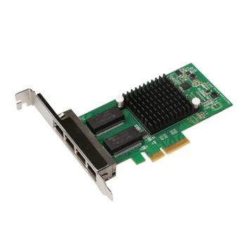 16FB PCIe Server Karta Gigabit Ethernet Adaptér 4 Port Lan Karta Podporuje windows®7, IEEE 802.1 S Normami
