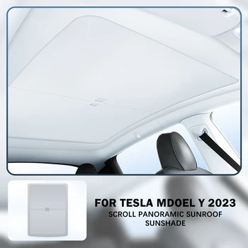 2023 Nové Prejdite Panoramatické Strešné Okno Slnečník Pre Tesla Model Y Upgrade Auta Vysúvacia Slnečná Clona Strechy Strešné Okno Auto Príslušenstvo