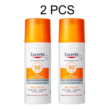 2KS Originál Eucerin Anti-Pigment Oil Control Pleťové mlieko na opaľovanie Pokožky UV žiareniu SPF50+ Sunblock Sun Gél na Tvár, Telo opaľovací Krém 50ml