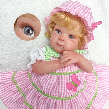 45 cm Bettie Reborn Baby Doll Ručné Realistické Krásne Dievča reales para niñas Mäkké Darčeky pre Deti