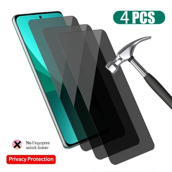4PCS Obrazovky Chrániče Pre Xiao Poco M3 M5 M5s Privacy Screen Protector Pre Xiao Poco M4 Pro 5g M4 Pro 4G
