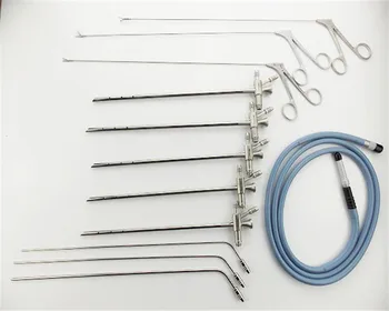 Chirurgické pevné bronchoscope / Lekárske pediatric bronchoskopia set / ENT vlákniny bronchoscope