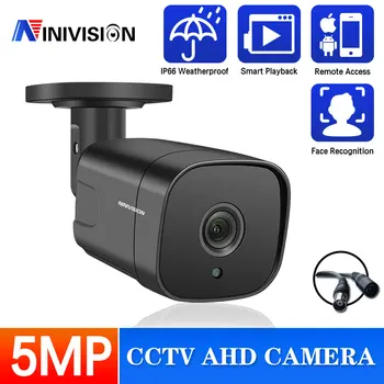 DEVOCCVO HD Bezpečnostné Kamery Vonkajšie Nepremokavé 5MP AHD Bullet Kamera CCTV Kamery Sony, Varifokálny Infračervené
