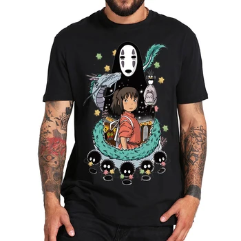 Odvážneho Preč Short-Sleeve T-Shirt Unisex Mužov Bavlnené Tričko Bežné Tričko Anime Streetwear