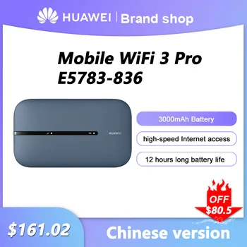 Pôvodné Huawei WiFi 3 Pro Router E5783-836 Bezdrôtový Wifi Hotspot Vrecku Mifi 300mbps Slot Karty Sim Repeater 3000mah