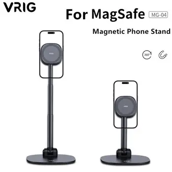 VRIG Univerzálny 360° Rotáciou Plochy Magnetické Telefón Stojan pre Magsafe Držiaka Telefónu, pre Iphone 14 13 12 Serie Telefón Android Mount