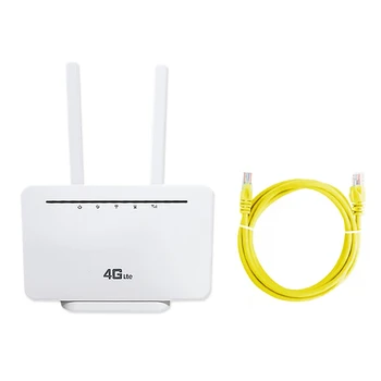 WiFi Router CP102 4G Bezdrôtový Smerovač 1 WAN+3 Sieť LAN Rozhranie s Slot Podporuje Až 32 Užívateľov(US Konektor)