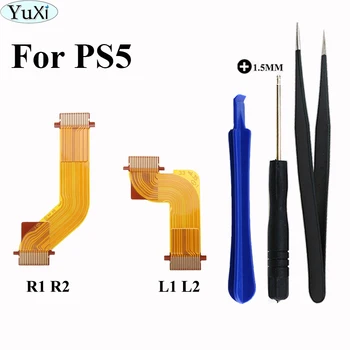 YuXi Flexibilný Kábel Pre PS5 Radič L2 L1 R1 R2 Motor Pripojte pás s nástrojmi Flex Kábel pre Adaptívne Spúšť Vľavo, Vpravo