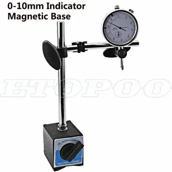 0-10 mm Dial Indikátor 60cm Magnetické Základne S Jemným Úprava Magnetické Základne Držiaka Stojan Magnetické Oprava Rozchod Stojan