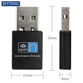 300Mbps Mini USB Bezdrôtový Wifi Adaptér, Wi fi Karty siete LAN 802.11 b/g/n RTL8188 Adaptér Network Karta pre PC Stolový Počítač