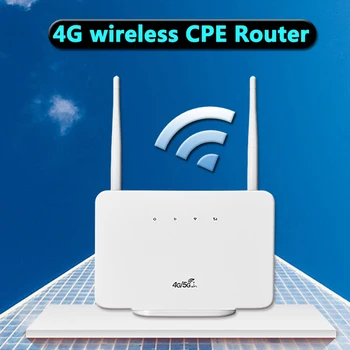 4G Bezdrôtový Smerovač 300Mbps 4G Router, Bezdrôtový Modem Vonkajšej Antény so Sim Kartu EÚ Plug Internetové Pripojenie