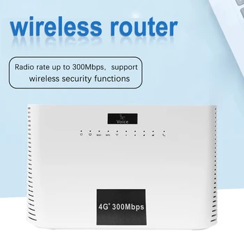 4G Bezdrôtový Smerovač EU/US Konektor WiFi Router 300Mbps s Slot Karty SIM 4xRJ45 Sieťový Port vysokorýchlostného Internetu pre Domácnosti Office