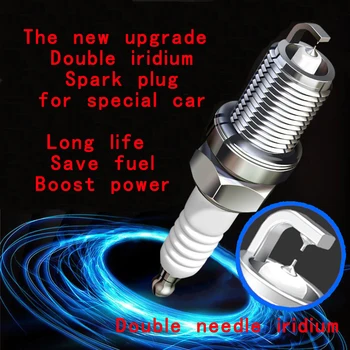 4pcs 12290-RB0-J11 Dvojité Irídium Spark Plug vhodné pre Honda CR-Z 1,5 L 2011 2012 2013 2014 2015 2016 12290RB0J11 DIFR6D13 94167