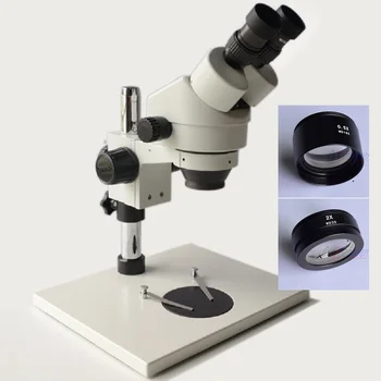 7X-45X 3,5 X-90X Binokulárne Stereo Zoom Mikroskopom Skontrolujte PVB Spájky Študentov Microscopio