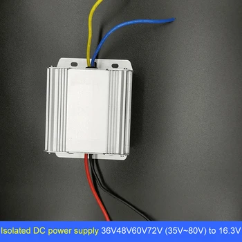 DC izolované Step-down napätie power converter 36V48V60V72V75V80V (35-80V) - 16.3V10A20A30A40A50A Buck regulátor Napätia adaptér