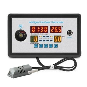 Inteligentný Termostat Digitálny ZFX-W9002 Termostat Teplota Vlhkosť Kontroly Inkubátor 360 Automatické Vajcia Sústruženie