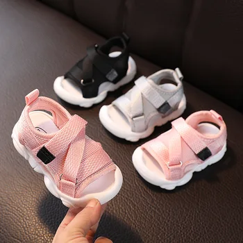 Letné Baby Prvý Chodci Obuv Módne Sandále 2023 Baby Chlapci a Dievčatá Plážové Sandále, ktoré Deti Ľahké Nosenie Mäkké Jediným Športové Sandále