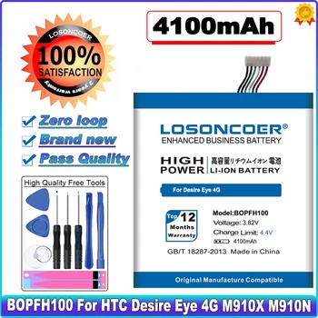 LOSONCOER BOPFH100 4100mAh Telefón Batéria Pre HTC Desire Oko 4G M910x Batérie