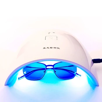 Modré Svetlo Blokuje Okuliare Tester Optické Farba Alterable Objektív Tester 15 LED