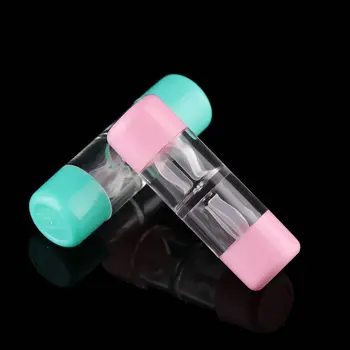 Nové Candy Farby Mini Plastové Cestovné Držiak Pohárov Namáčanie Box Fľaše, Trubice Kontaktné Šošovky Prípade