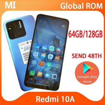 Nové Xiao Redmi 10A 64GB/128GB 10 Smartphone Heliograf G25 Octa-Core 6.53