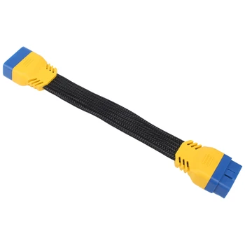 OBD2 II 16Pin Mužov a Žien Auto Gooseneck Predlžovací Kábel pre Diagnostické Enhanced Flexibilné OBDII Kábel(30 cm)