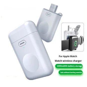 Pre Apple Hodinky 1000mAh USB-Magnetický Bezdrôtový Nabíjací Stojan Prenosný Mini Dock Power Bank Pre iWatch 1 2 3 4 5 6 7 8 Se Ultra