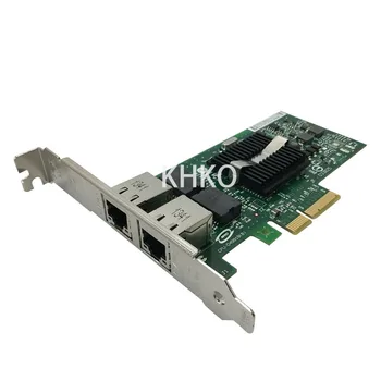 Pôvodné PCI-E konektor RJ-45 2 Port Ethernet Adaptér Server Karty Adaptéra Pro/1000 PT EXPI9402PTBLK Sieťová Karta RJ45 PCI-E x4 82571GB