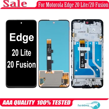 Pôvodný Pre Motorola Edge 20 Lite XT2139-1 LCD Edge 20 Fusion Displej Dotykový Displej Nahradenie Digitalizátorom. Montáž