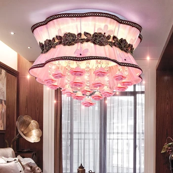 Spálňa Svetlo Moderný Minimalistický Útulné a Romantické Svadobné Izba Krištáľové Lampy v Obývacej Izbe Tvorivé Bluetooth Hudba