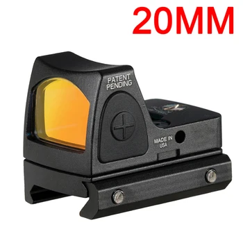 Taktické RMR Red Dot Sight Collimator Puška Reflex Pohľad Rozsah fit 20 mm Weaver Železničnej Pre Airsoft / Lovecká Puška M4 Optika Rozsah