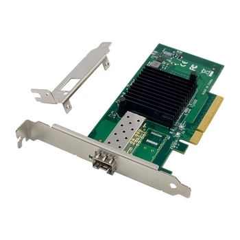 X520-SR1 PCI-E X8 10GbE Optické Server Sieťové Karty, Jeden Port SFP LC+Optického Vlákna 10000Mbps 82599EN E10G41BFSR